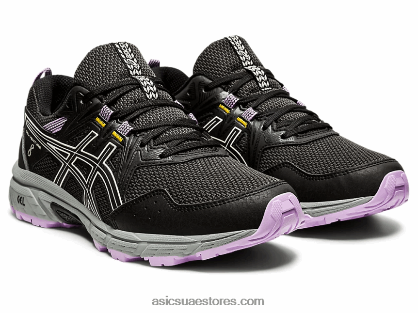 Asics أسود / عاجي جل فينشر 8 2N24DJ3443