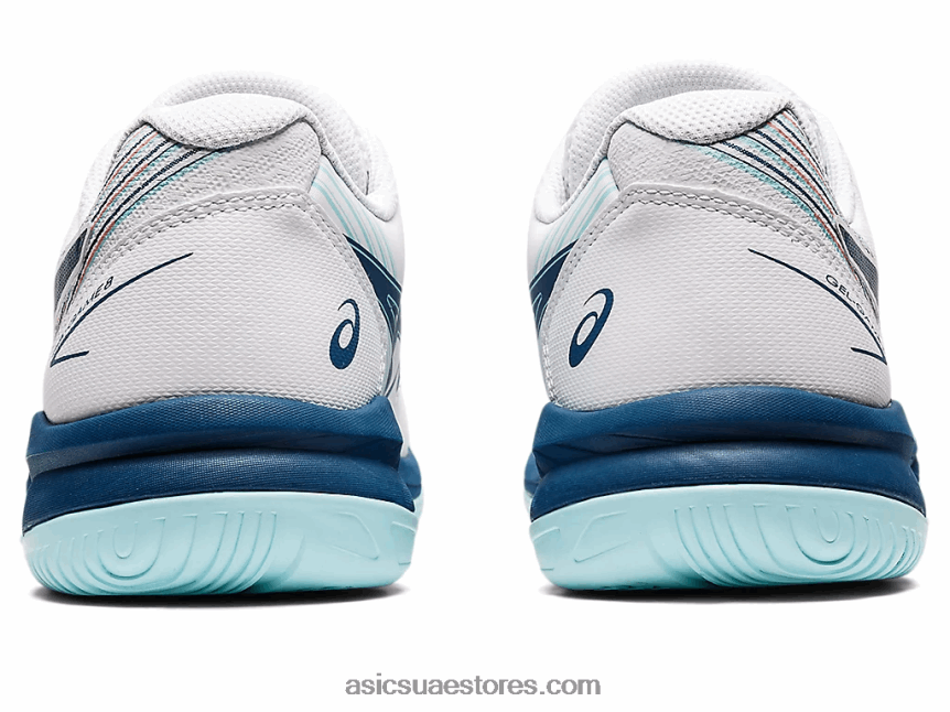Asics أبيض / نيلي فاتح لعبة جل 8 2N24DJ3532