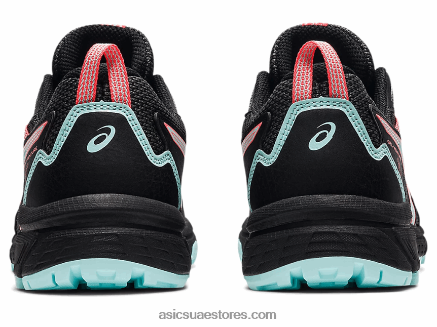 Asics أسود / أزرق واضح جل فينشر 8 عريض 2N24DJ3547