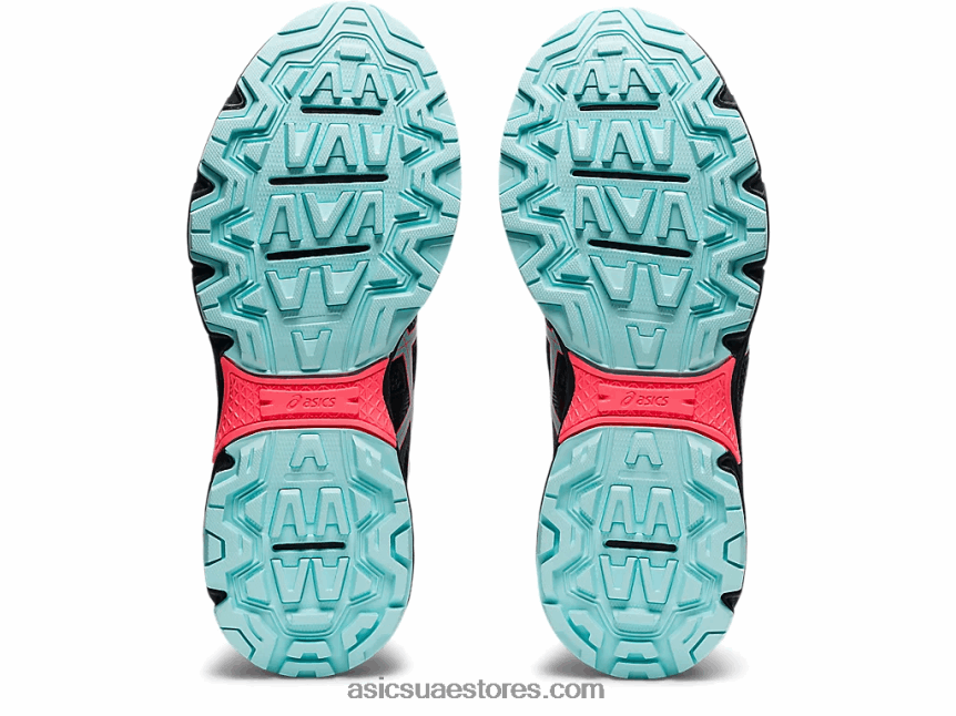 Asics أسود / أزرق واضح جل فينشر 8 عريض 2N24DJ3547