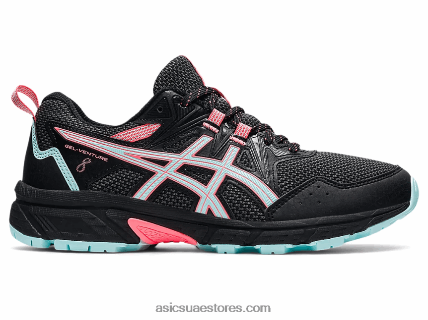 Asics أسود / أزرق واضح جل فينشر 8 2N24DJ3610