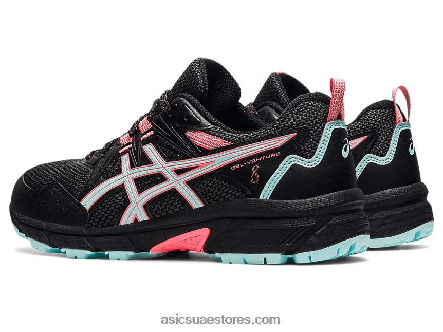 Asics أسود / أزرق واضح جل فينشر 8 2N24DJ3610