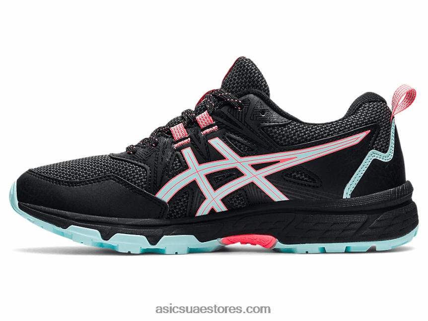 Asics أسود / أزرق واضح جل فينشر 8 2N24DJ3610