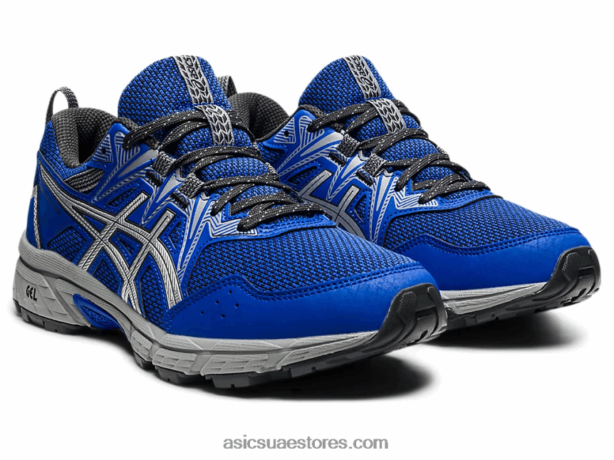 Asics اللازورد الأزرق / الفضة النقية جل فينشر 8 2N24DJ3630