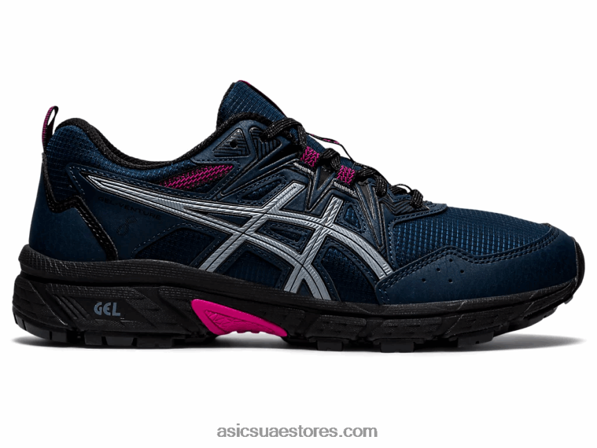 Asics الهذيان الأزرق / الوردي الفرنسي جل فينشر 8 مخرز 2N24DJ3634