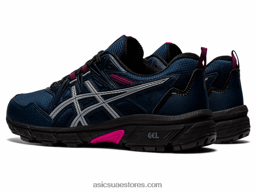 Asics الهذيان الأزرق / الوردي الفرنسي جل فينشر 8 مخرز 2N24DJ3634