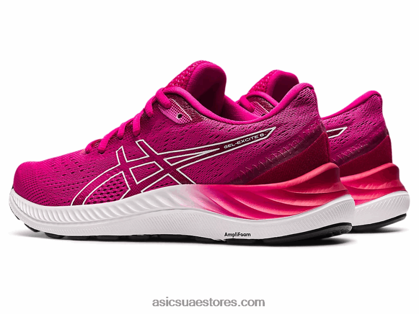 Asics الهذيان الوردي / الأبيض جل اكسايت 8 2N24DJ3710