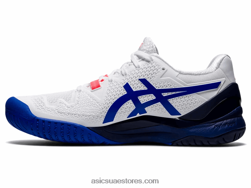 Asics أبيض / لازورد أزرق هلام القرار 8 2N24DJ3867