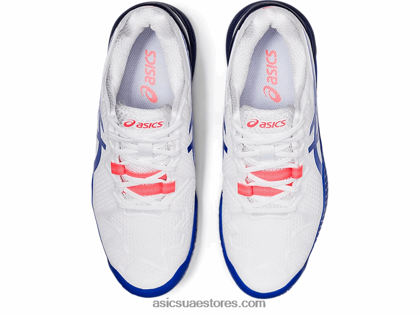 Asics أبيض / لازورد أزرق هلام القرار 8 2N24DJ3867