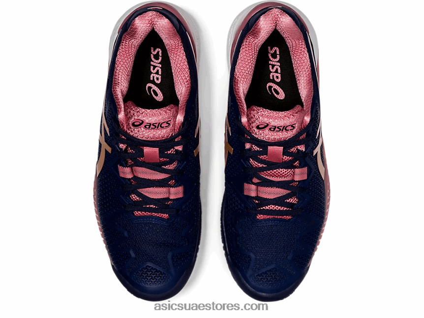 Asics طاووس / ذهب وردي هلام القرار 8 2N24DJ3894