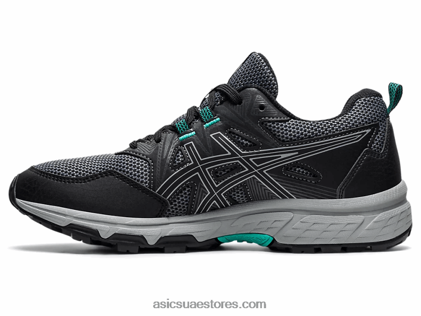 Asics صخرة سوداء / صخرية جل فينشر 8 عريض 2N24DJ3946