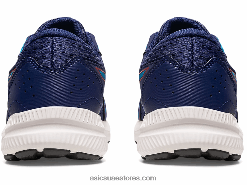 Asics أزرق نيلي / أزرق الجزيرة جل يحتوي على 8 عريض إضافي 2N24DJ395