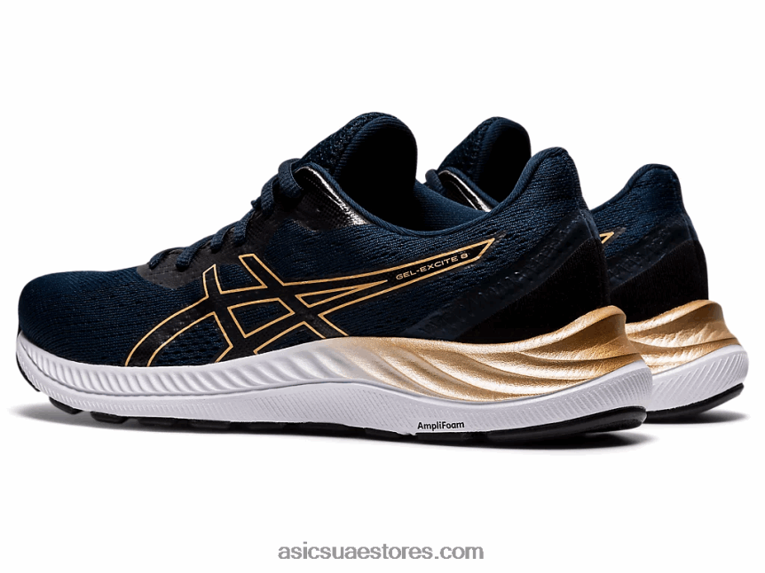 Asics الأزرق الفرنسي / الشمبانيا جل اكسايت 8 2N24DJ4004