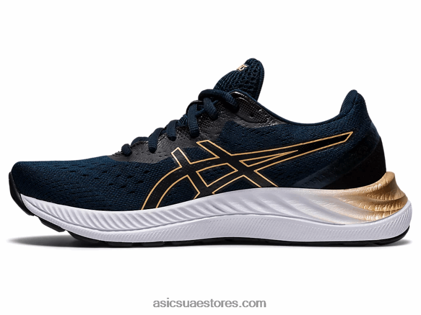 Asics الأزرق الفرنسي / الشمبانيا جل اكسايت 8 2N24DJ4004