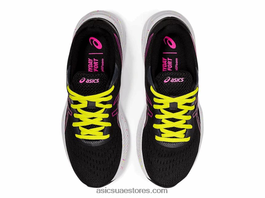 Asics أسود / وردي ساخن جل اكسايت 8 2N24DJ4005