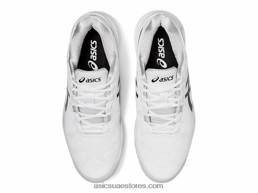 Asics أبيض أسود هلام القرار 8 2N24DJ4152