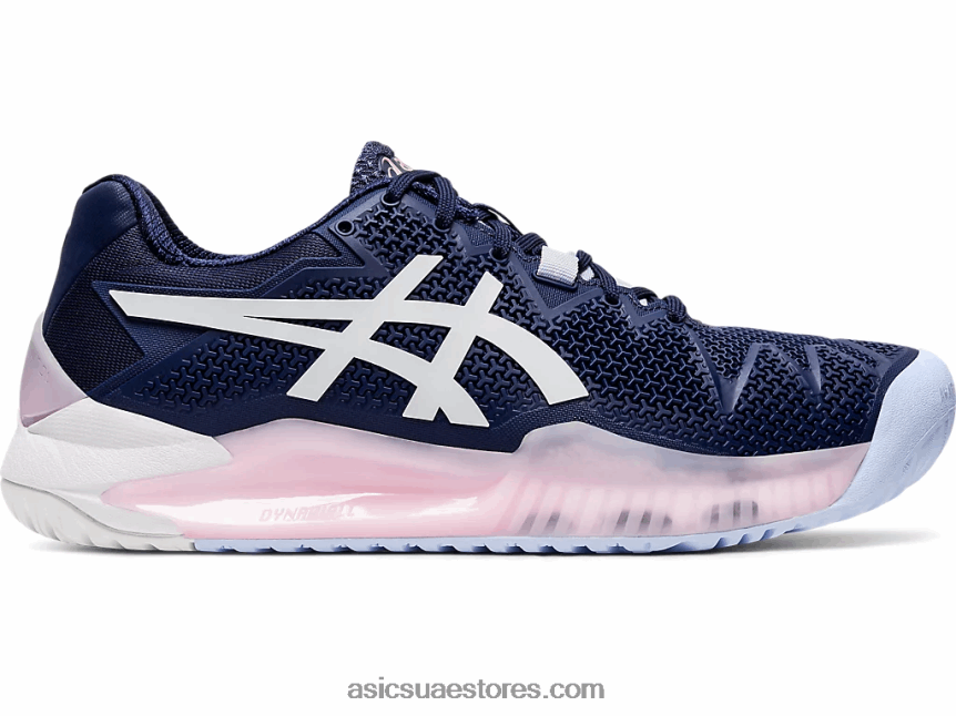 Asics معطف طاووس / أبيض هلام القرار 8 2N24DJ4185