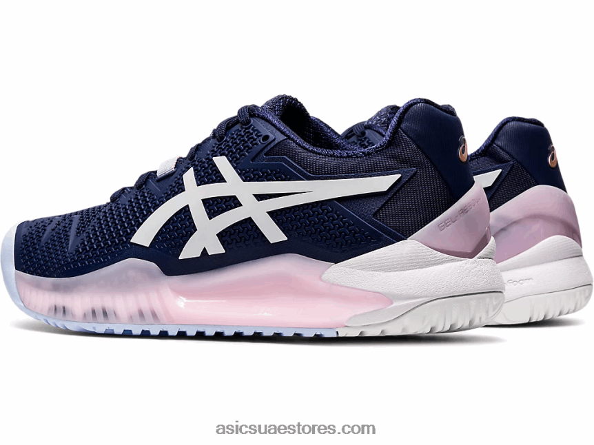 Asics معطف طاووس / أبيض هلام القرار 8 2N24DJ4185