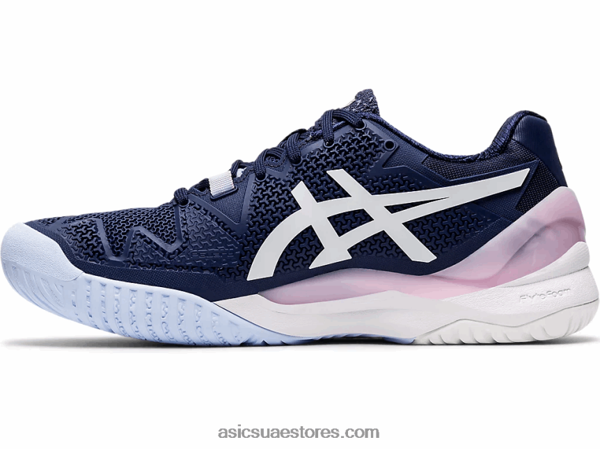 Asics معطف طاووس / أبيض هلام القرار 8 2N24DJ4185