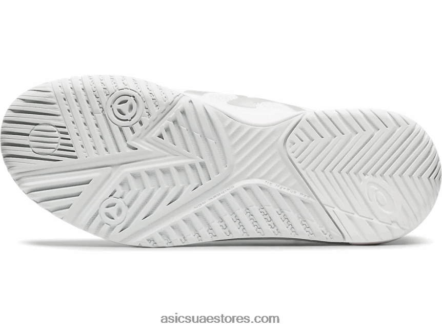 Asics أبيض / فضي نقي هلام القرار 8 2N24DJ4186