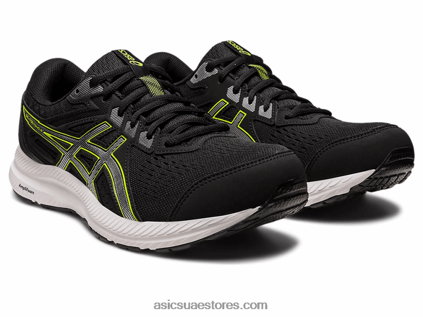 Asics أسود / فضي نقي جل-كونتيند 8 2N24DJ458