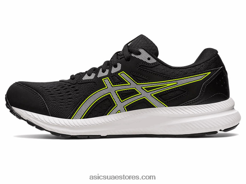 Asics أسود / فضي نقي جل-كونتيند 8 2N24DJ458