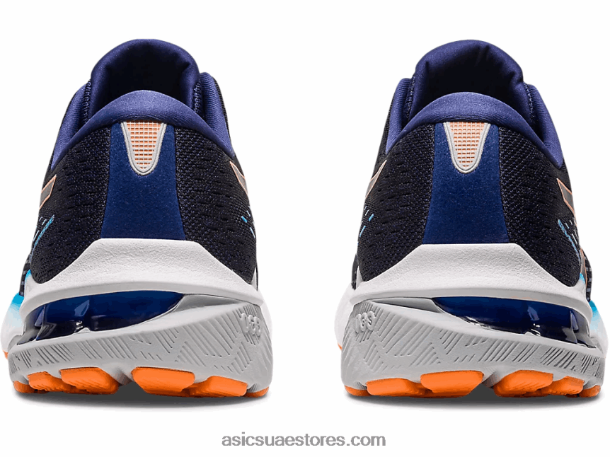 Asics أزرق نيلي / شمس خوخ جل متابعة 8 2N24DJ480