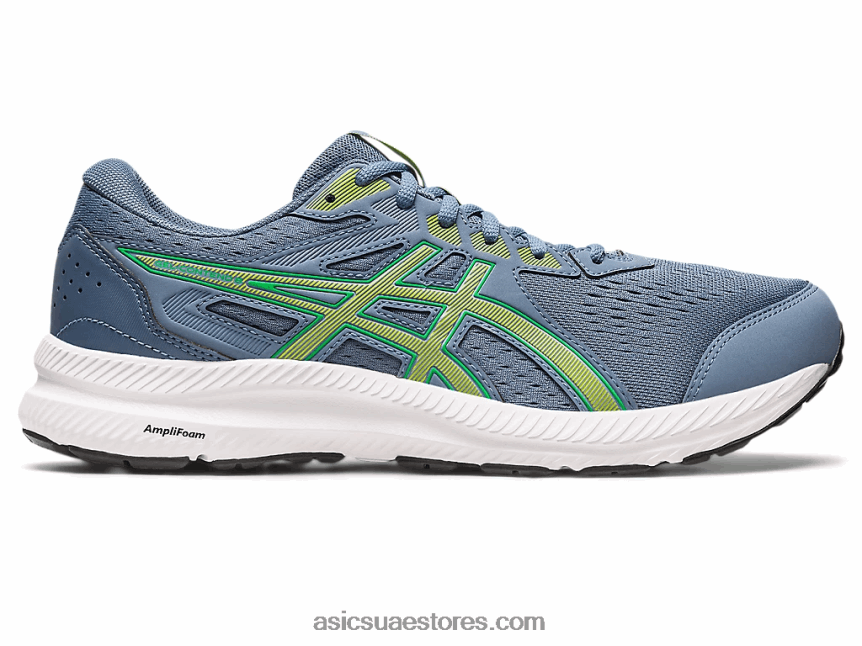 Asics الأزرق الصلب / نكهة الجير جل-كونتيند 8 2N24DJ530