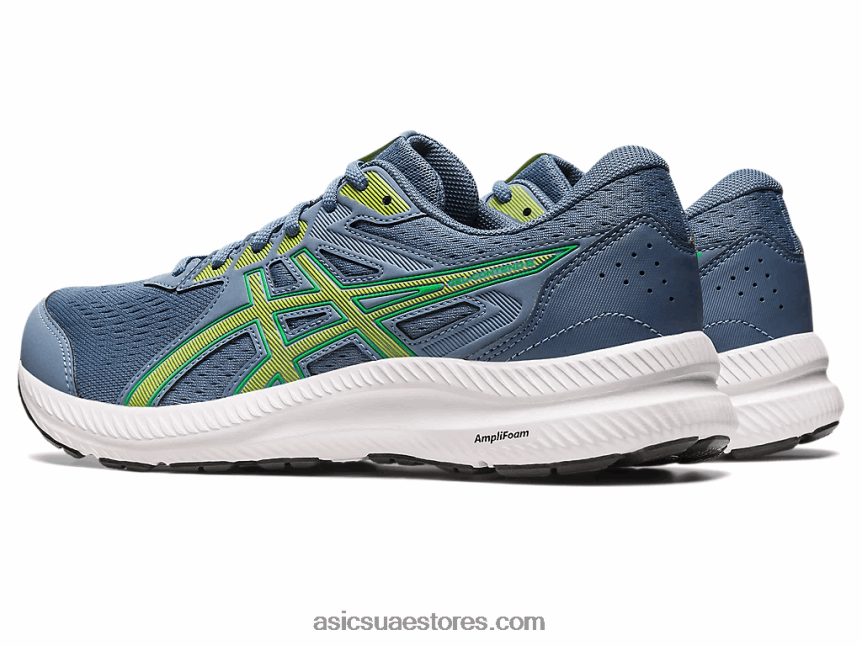 Asics الأزرق الصلب / نكهة الجير جل-كونتيند 8 2N24DJ530