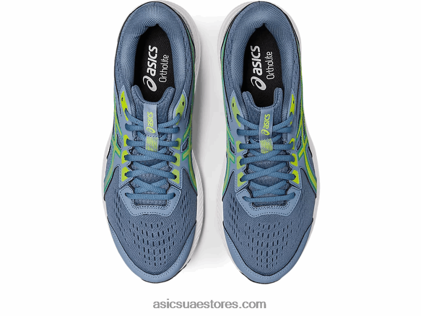 Asics الأزرق الصلب / نكهة الجير جل-كونتيند 8 2N24DJ530