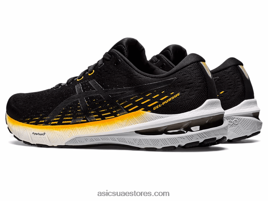 Asics أسود / جونميتال جل متابعة 8 2N24DJ630