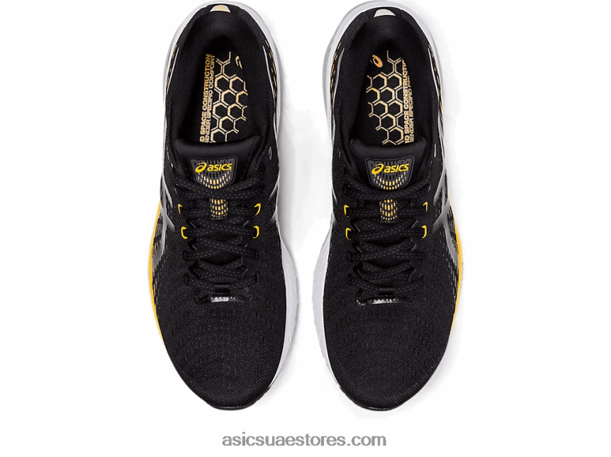 Asics أسود / جونميتال جل متابعة 8 2N24DJ630