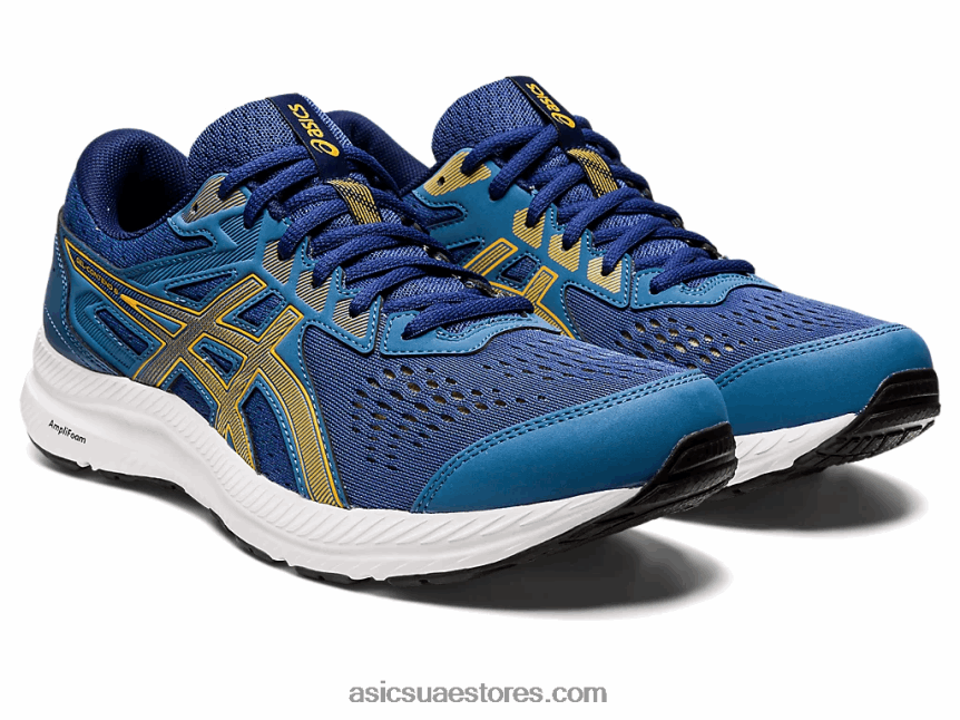 Asics اللازوردية / العنبر جل-كونتيند 8 2N24DJ674