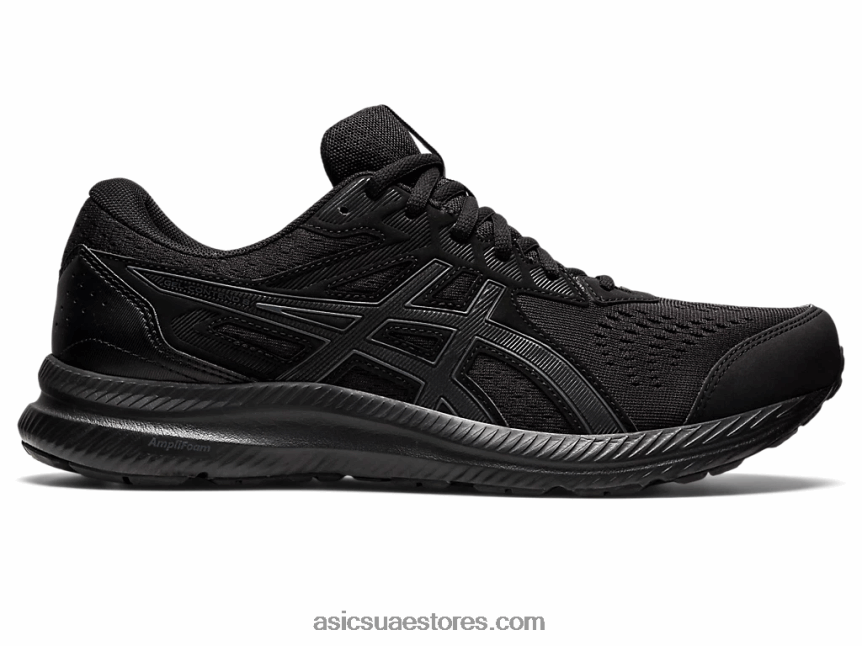 Asics أسود / رمادي الناقل جل يحتوي على 8 عريض إضافي 2N24DJ713