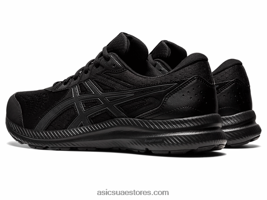 Asics أسود / رمادي الناقل جل-كونتيند 8 2N24DJ714