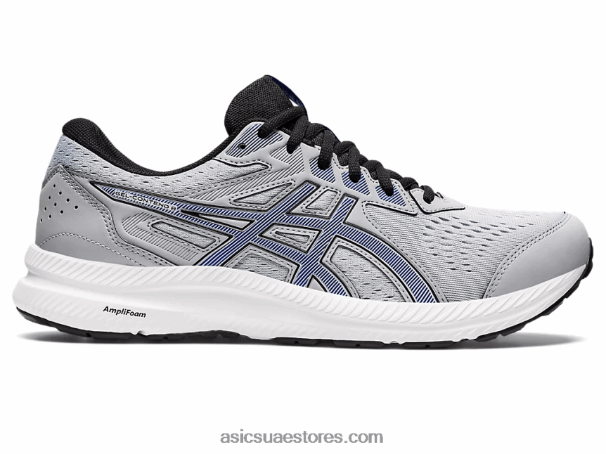 Asics بيدمونت رمادي / أزرق جل يحتوي على 8 عريض إضافي 2N24DJ716