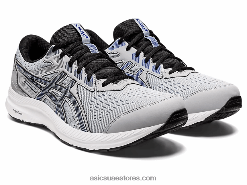 Asics بيدمونت رمادي / أزرق جل يحتوي على 8 عريض إضافي 2N24DJ716