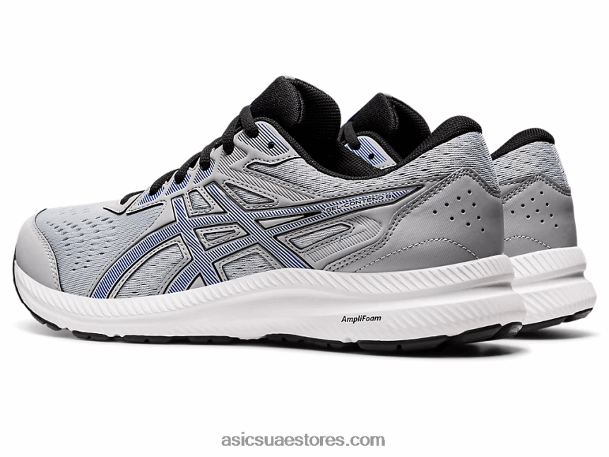 Asics بيدمونت رمادي / أزرق جل يحتوي على 8 عريض إضافي 2N24DJ716