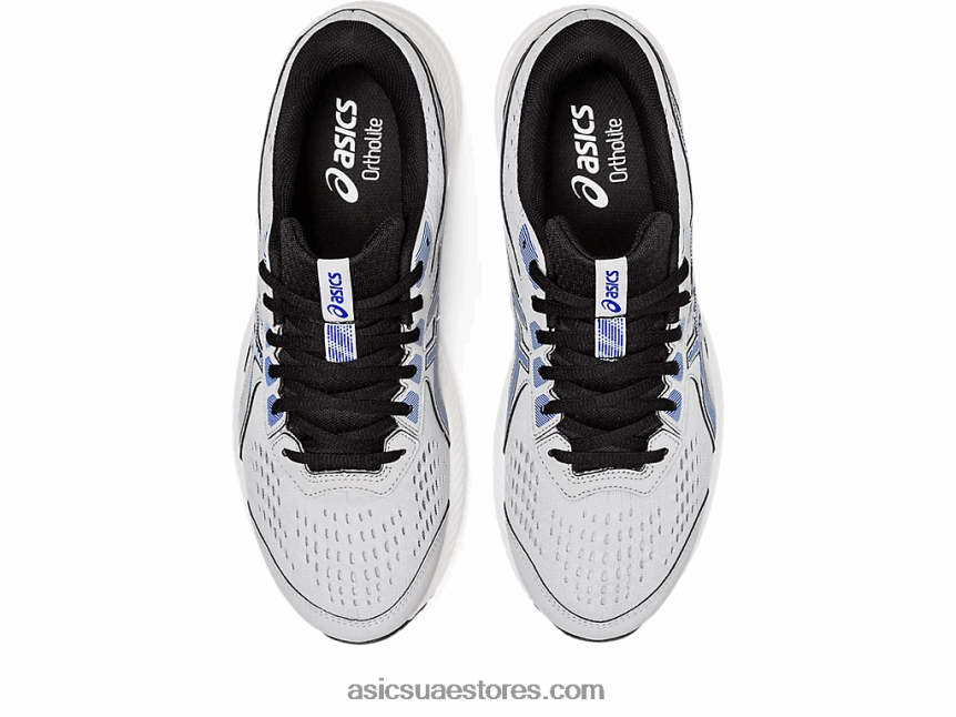 Asics بيدمونت رمادي / أزرق جل يحتوي على 8 عريض إضافي 2N24DJ716