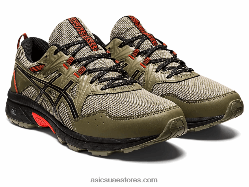 Asics عباءة أخضر / أسود جل فينشر 8 2N24DJ924