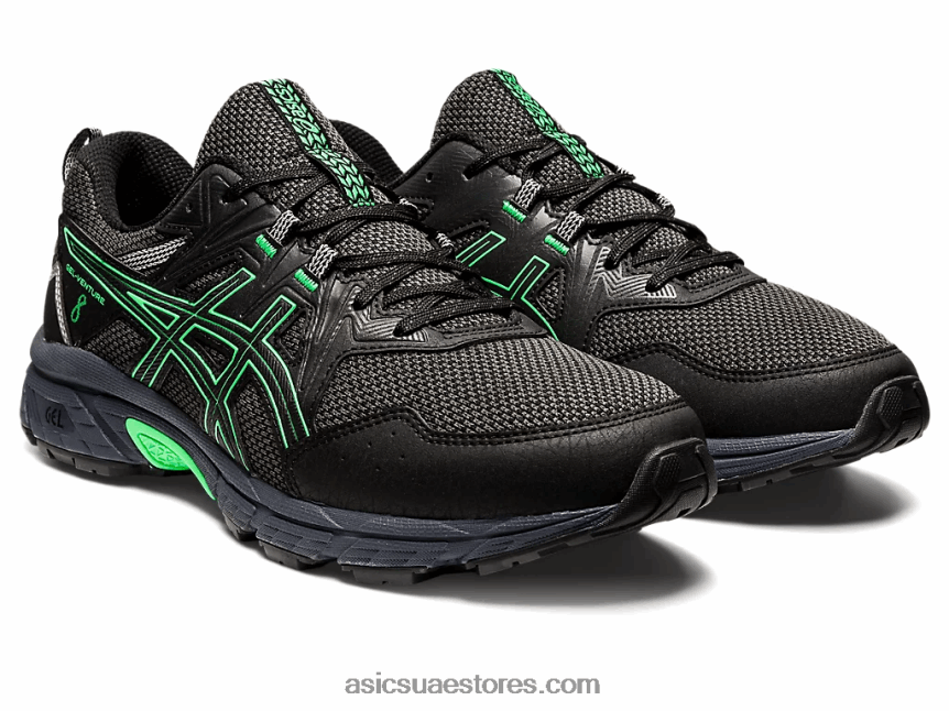 Asics أسود / ورقة جديدة جل فينشر 8 2N24DJ947