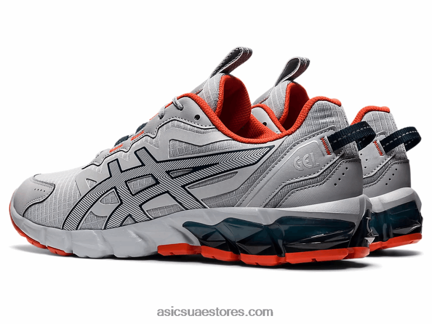 Asics بيدمونت الرمادي / الأزرق الفرنسي جل-كوانتوم 90 2N24DJ1383