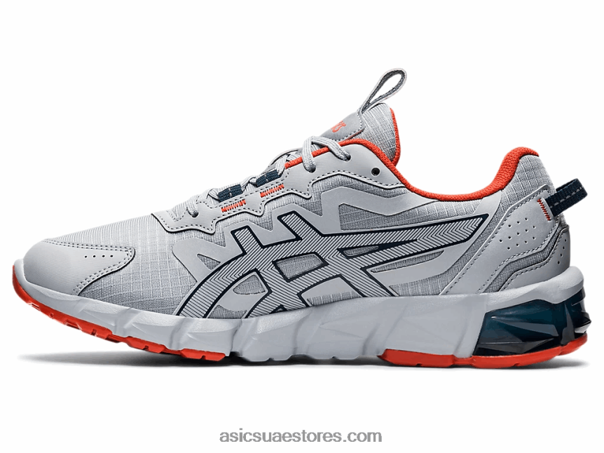 Asics بيدمونت الرمادي / الأزرق الفرنسي جل-كوانتوم 90 2N24DJ1383