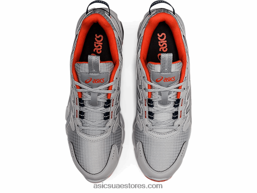 Asics بيدمونت الرمادي / الأزرق الفرنسي جل-كوانتوم 90 2N24DJ1383