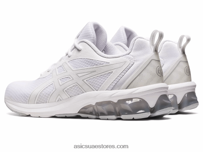 Asics أبيض / رمادي بيدمونت هلام الكم 90 رابعا 2N24DJ2207