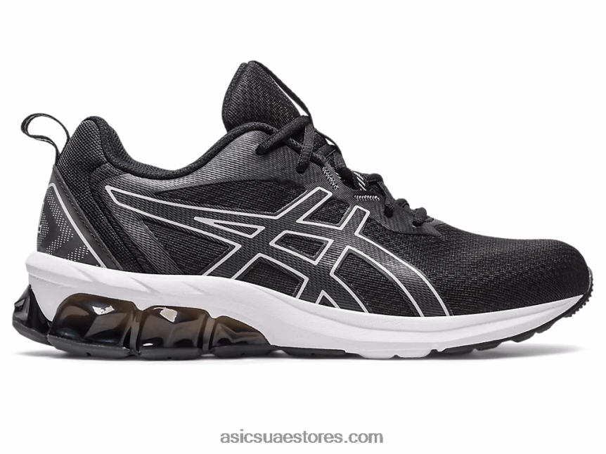 Asics أسود / رمادي متوسط هلام الكم 90 رابعا 2N24DJ2219