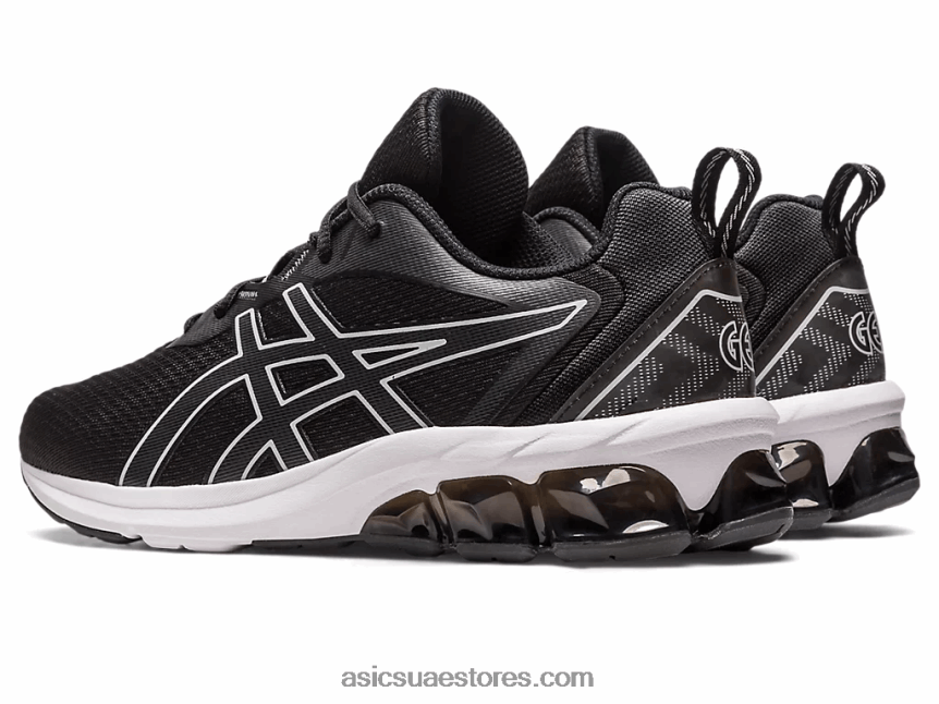 Asics أسود / رمادي متوسط هلام الكم 90 رابعا 2N24DJ2219