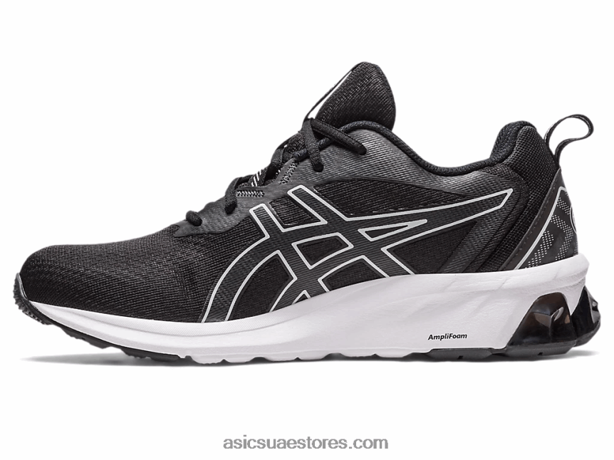 Asics أسود / رمادي متوسط هلام الكم 90 رابعا 2N24DJ2219