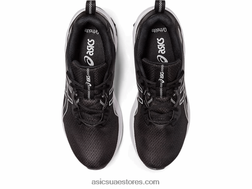 Asics أسود / رمادي متوسط هلام الكم 90 رابعا 2N24DJ2219