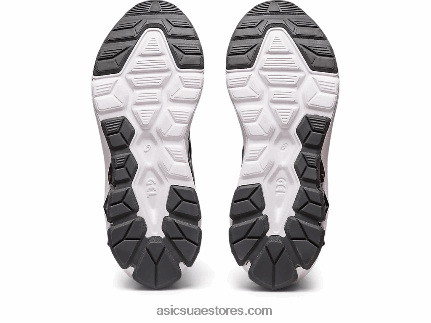 Asics أسود / رمادي متوسط هلام الكم 90 رابعا 2N24DJ2219